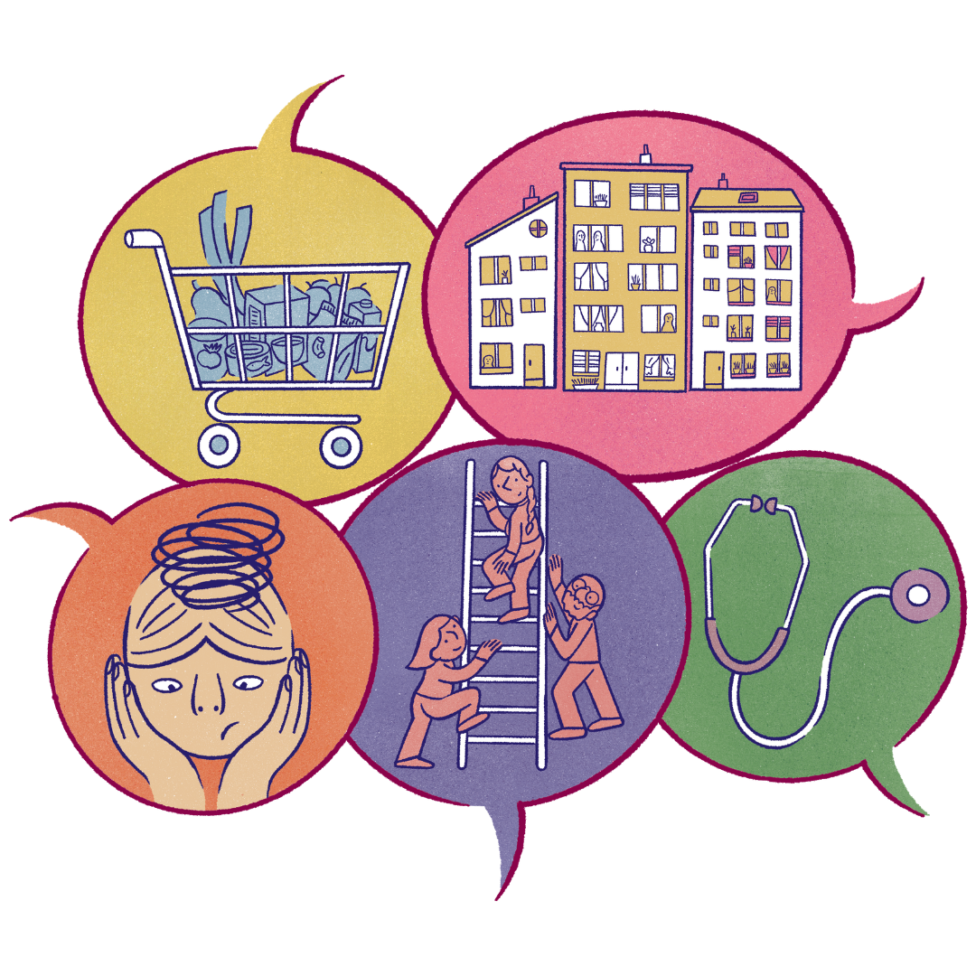 L'évènement Place à Nos Droits : les acteur·rices du social-santé à la rencontre des habitant·es de Saint-Josse.  